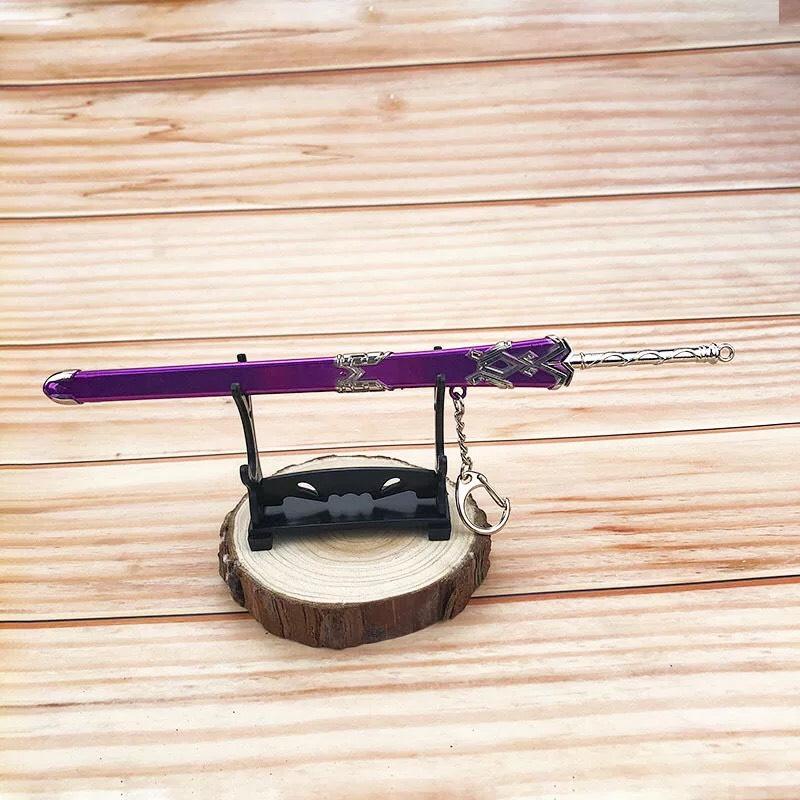 Mô hình móc khóa kiếm Ma Đạo Tổ Sư màu tím truyện tranh anime phim trần tình lệnh Lam Vong Cơ Ngụy Vô Tiện Tiêu Chiến Vương Nhất Bác