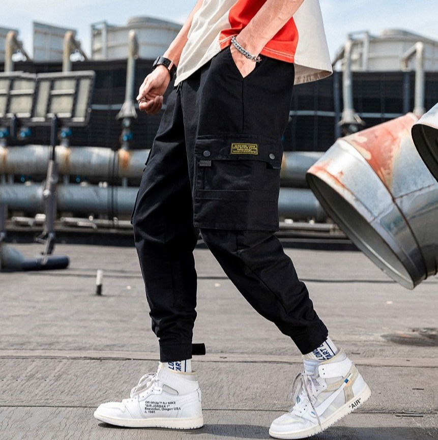 Quần Jogger Thể Thao Nam Đơn Giản Bo Gấu Độc Đáo Phối Túi Hộp Cá Tính Chất Thun PC Cao Cấp Thời Trang FORYOU JOGGER NAM 9000056