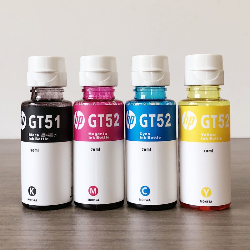 Mực in phun gt53, gt52 cho máy in hp tank 115, 315, 319, 400, 415, 510