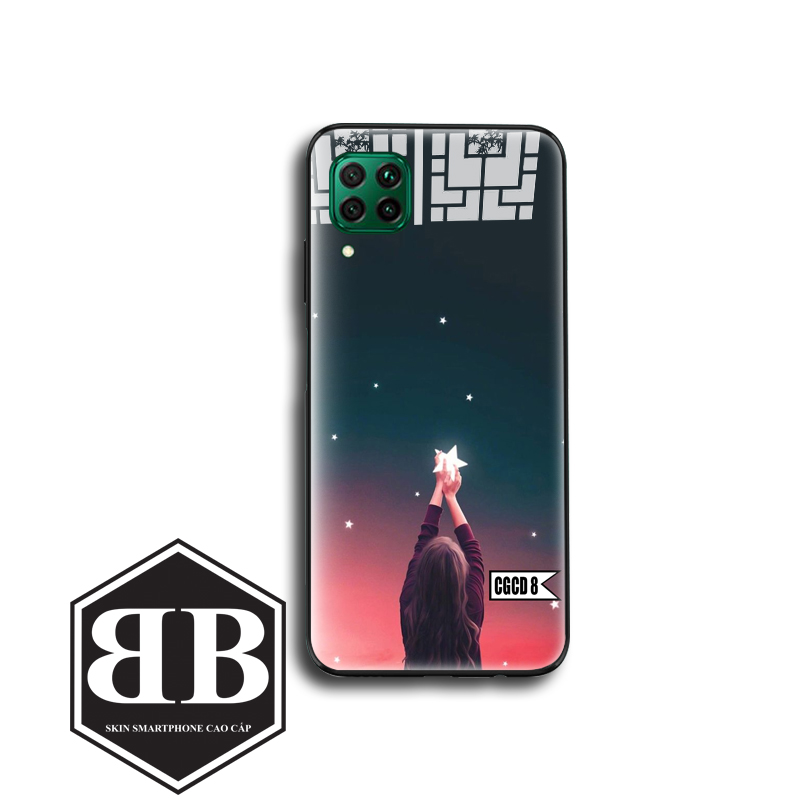 Ốp lưng kính cường lực huawei nova 4 / nova 5t / nova 7i / y9 prime 2019 kute phô mai que