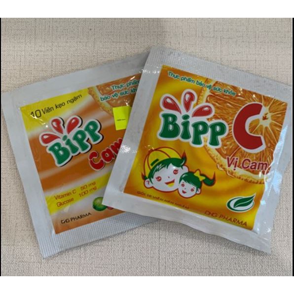 Kẹo ngậm vitamin C, Bipp C (HỘP 35 GÓI)