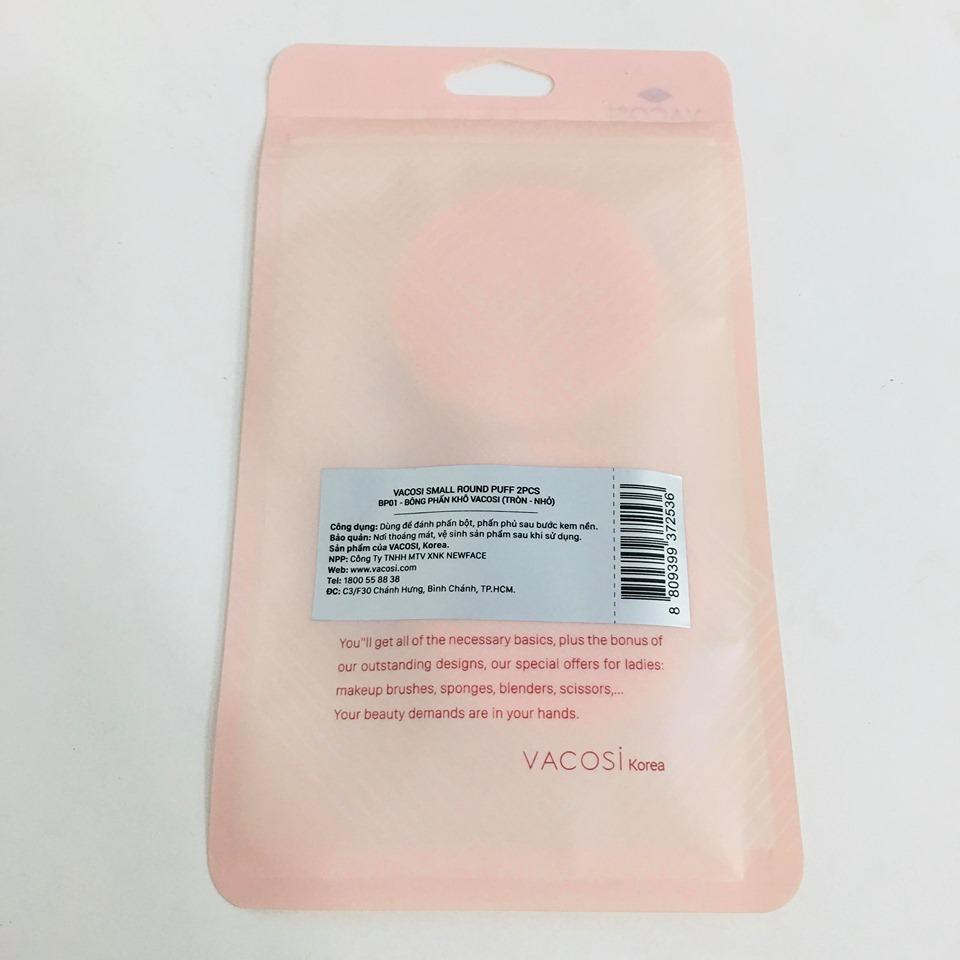 [HCM]BÔNG PHẤN KHÔ TRÒN NHỎ VACOSI