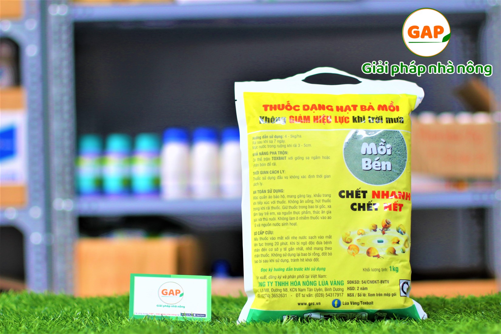 [HCM]Chế phẩm TOXBAIT 120AB (1kg) Mồi trừ ốc hiệu con cá
