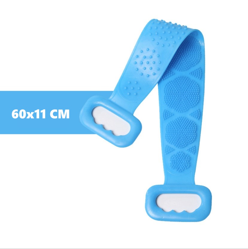 Dây Tắm Chà Lưng Silicone 2 Mặt
