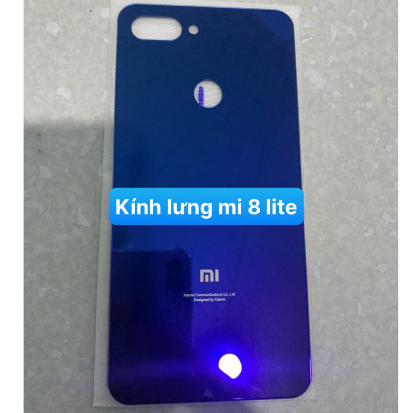 Kính lưng zin điện thoại xiaomi Mi 8 lite