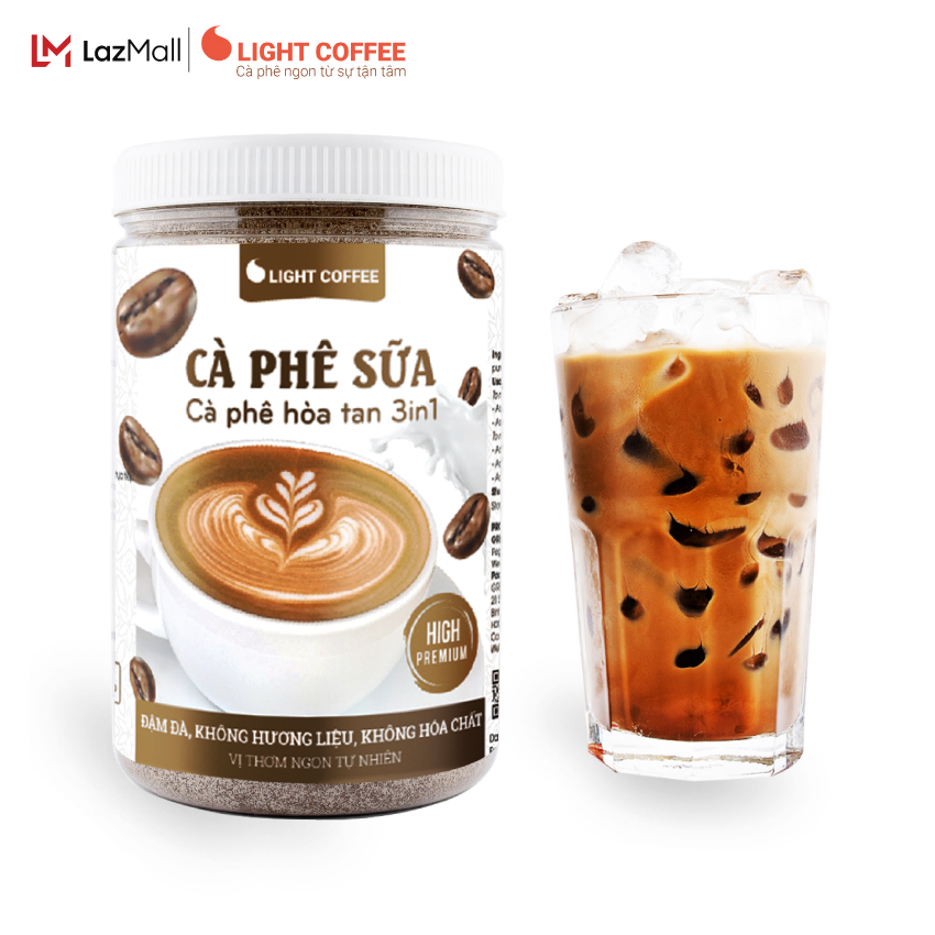 Combo 2 hũ cà phê sữa Light Coffee - 500gr/hũ