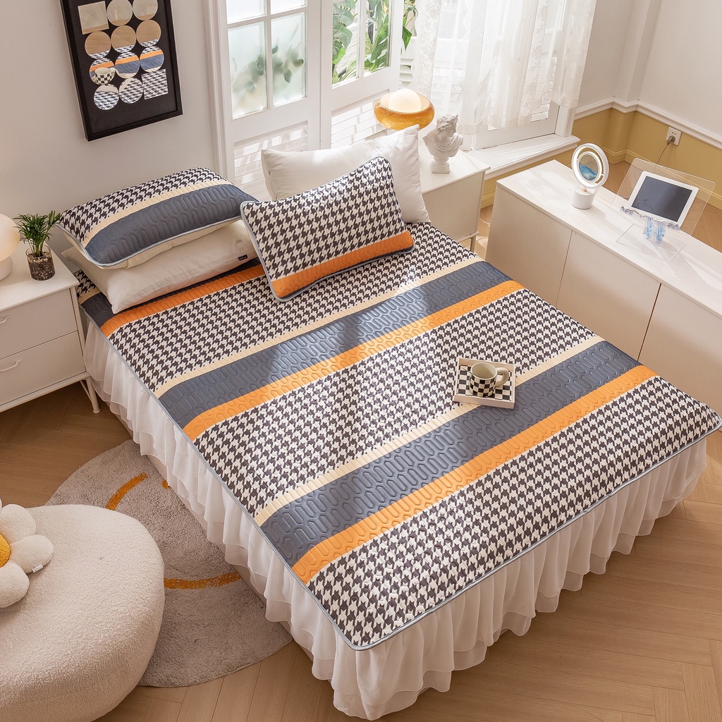 Chiếu điều hòa cao su non mát lạnh M2T bedding 6D - loại dày - chiếu điều hòa cao cấp, đủ size 1m6, 1m8, 2m2