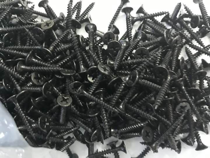 200gram  vít gỗ đen đầu bằng các kích cỡ ct