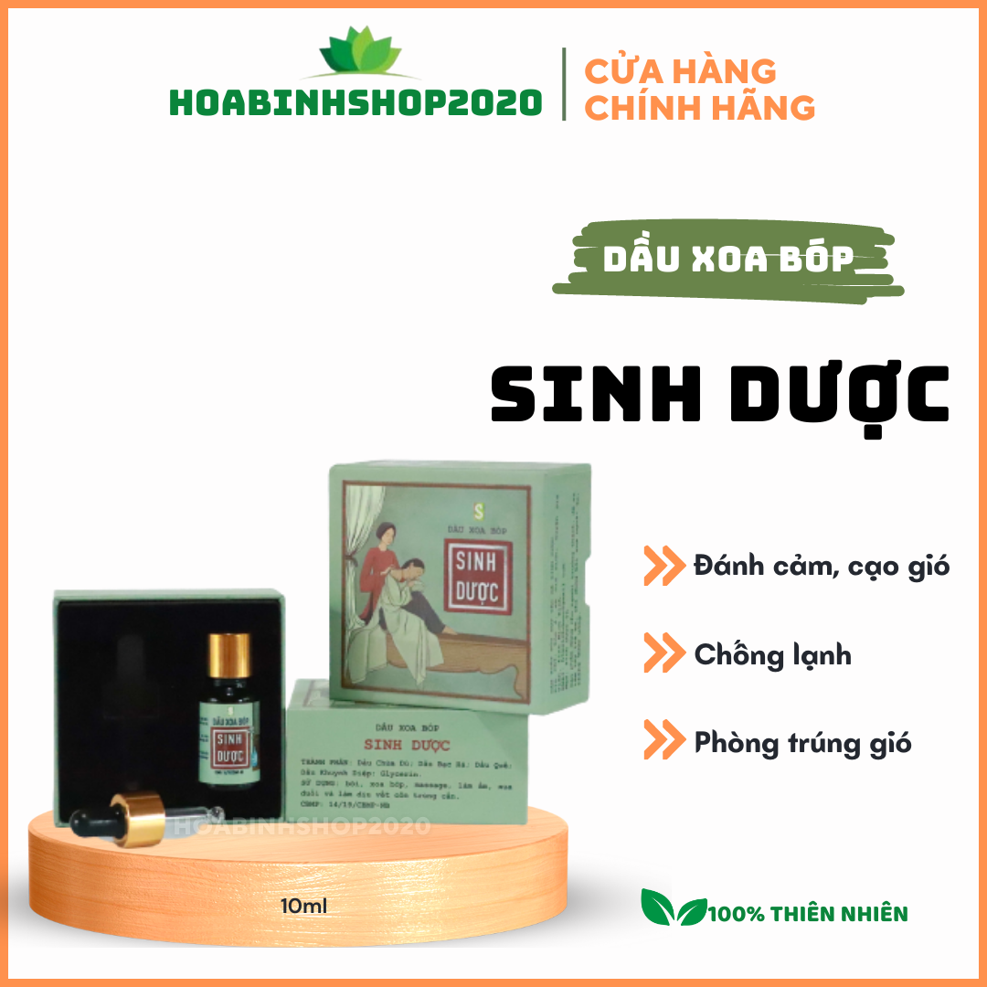[Genuine] Herbal Massage Extract from Sinh Duoc Cooperative - 10ml