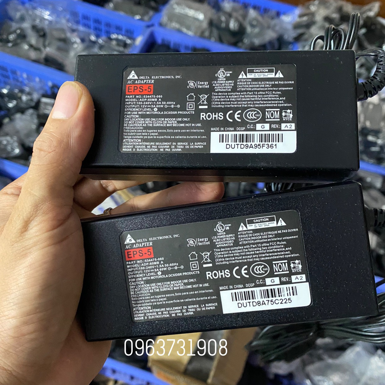 Cục nguồn 12V cho đầu ghi camera VANTECH bảo hành 12 tháng