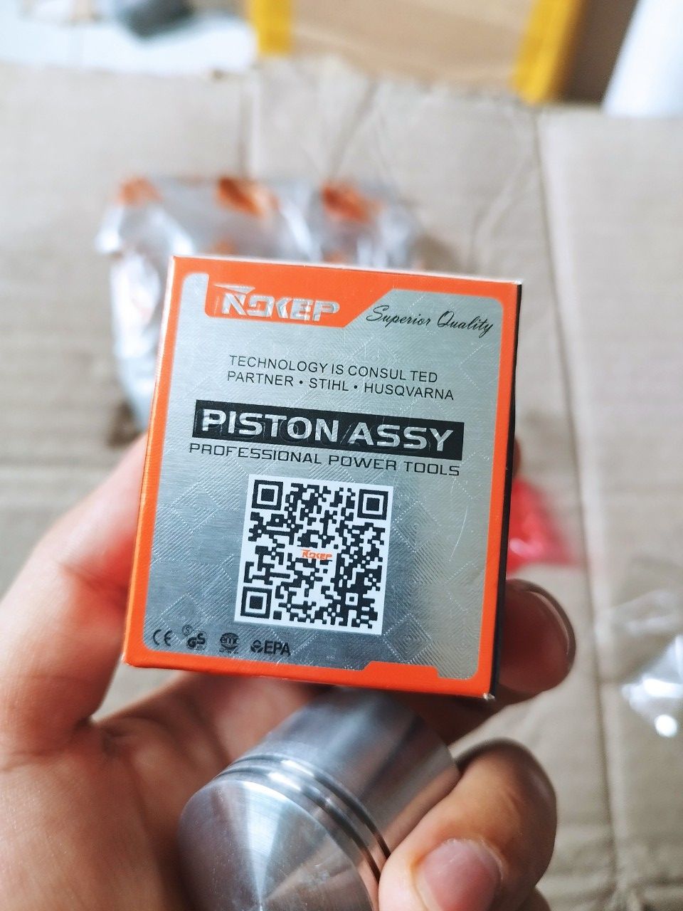 Bộ pitong kèm xéc măng phe ắc đầy đủ loại xịn dành cho máy cắt cỏ