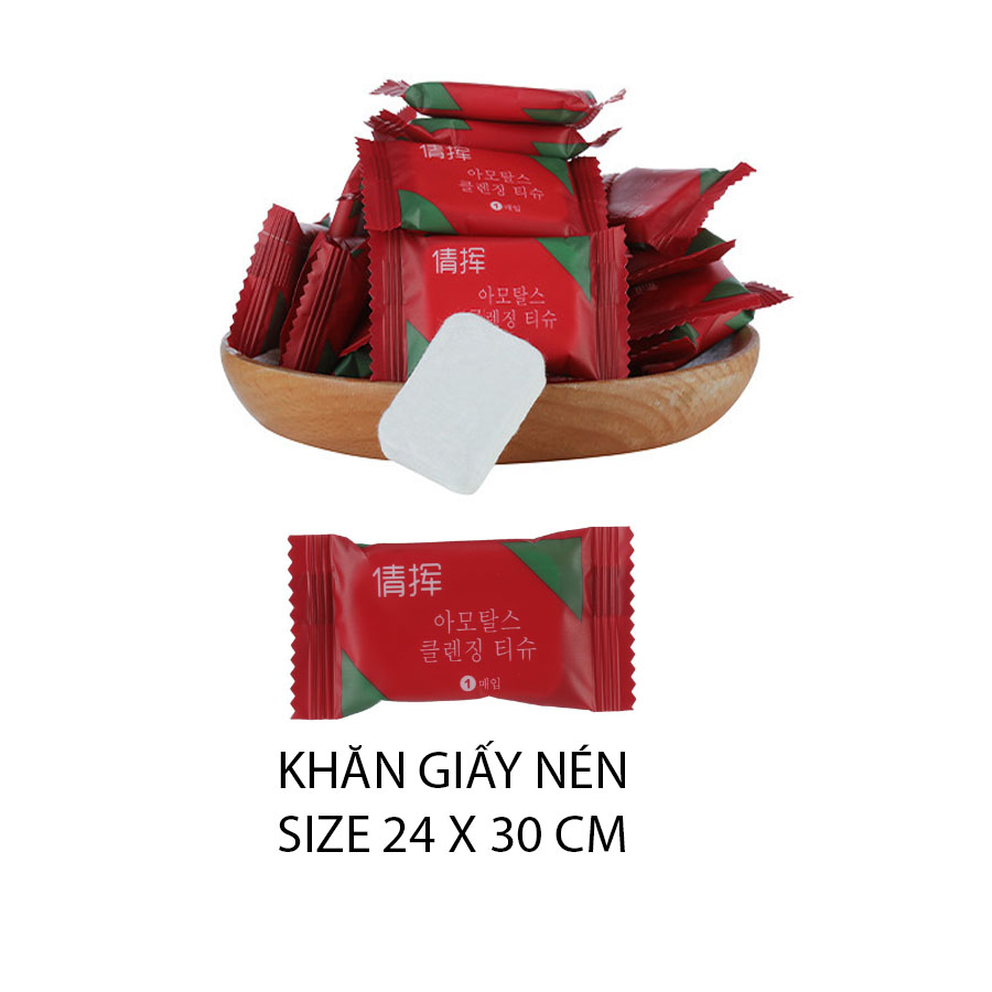 Khăn Nén, Khăn giấy nén - Gói 20 cái
