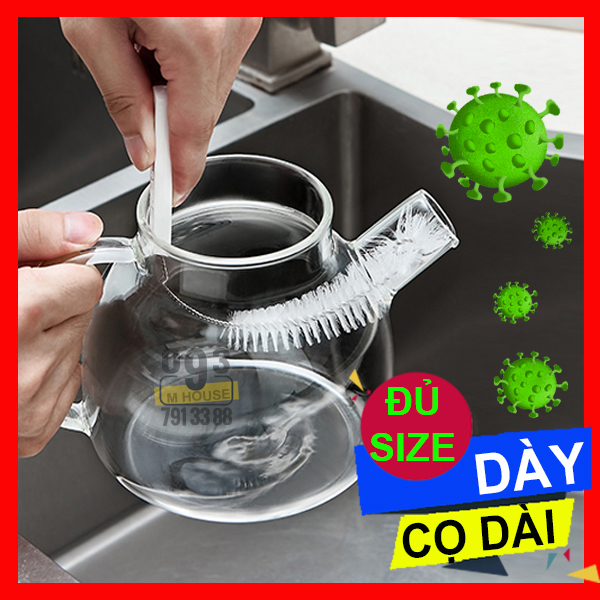 Combo 4 Cọ Rửa Ống Hút Chổi Cọ Rửa Bình Nước