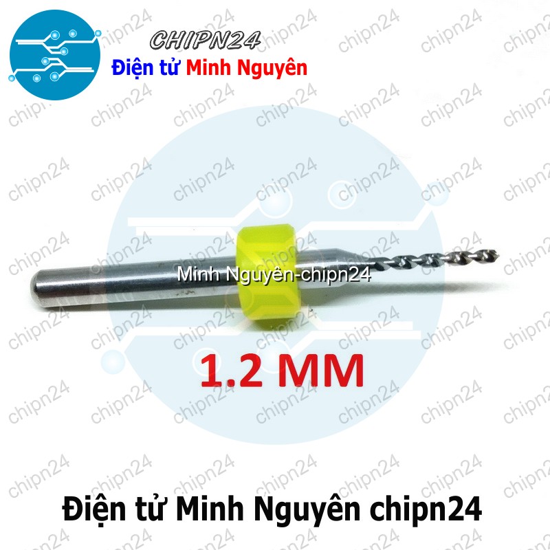 [2 cây] Mũi khoan mạch in CNC 1.2mm (Mạch điện tử, PCB)