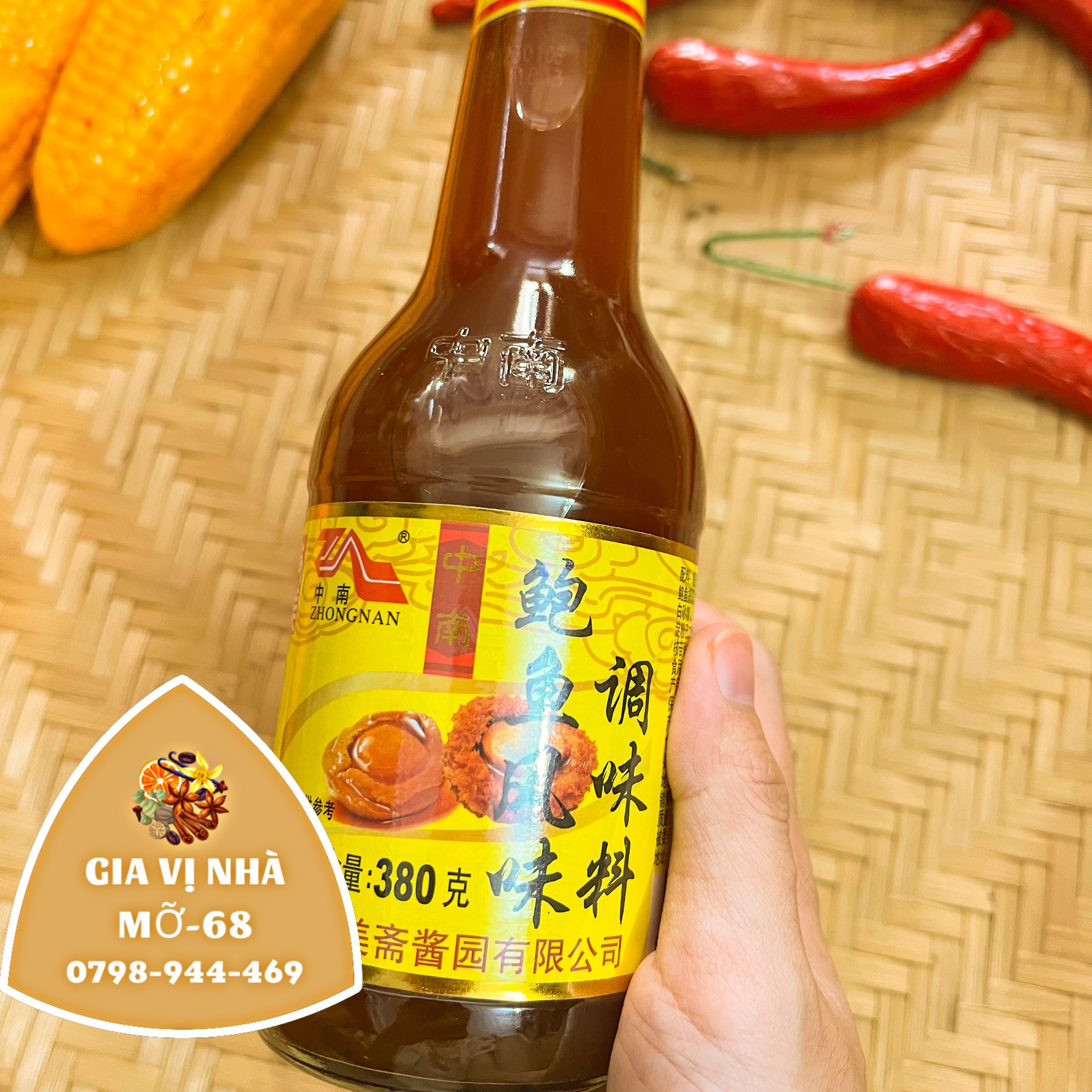 SỐT BÀO NGƯ ZHONGNAN - CHAI 380ML