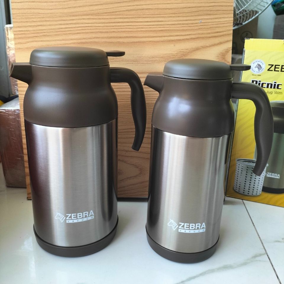 [HCM]Bình giữ nhiệt Zebra Thái Lan cao cấp có lưới lọc và vòi rót 0.8L-112932