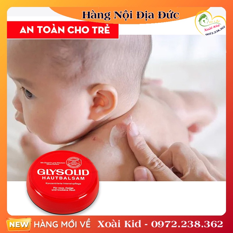 Kem dưỡng ẩm Glysolid Hautbalsam, 100 ml của Đức