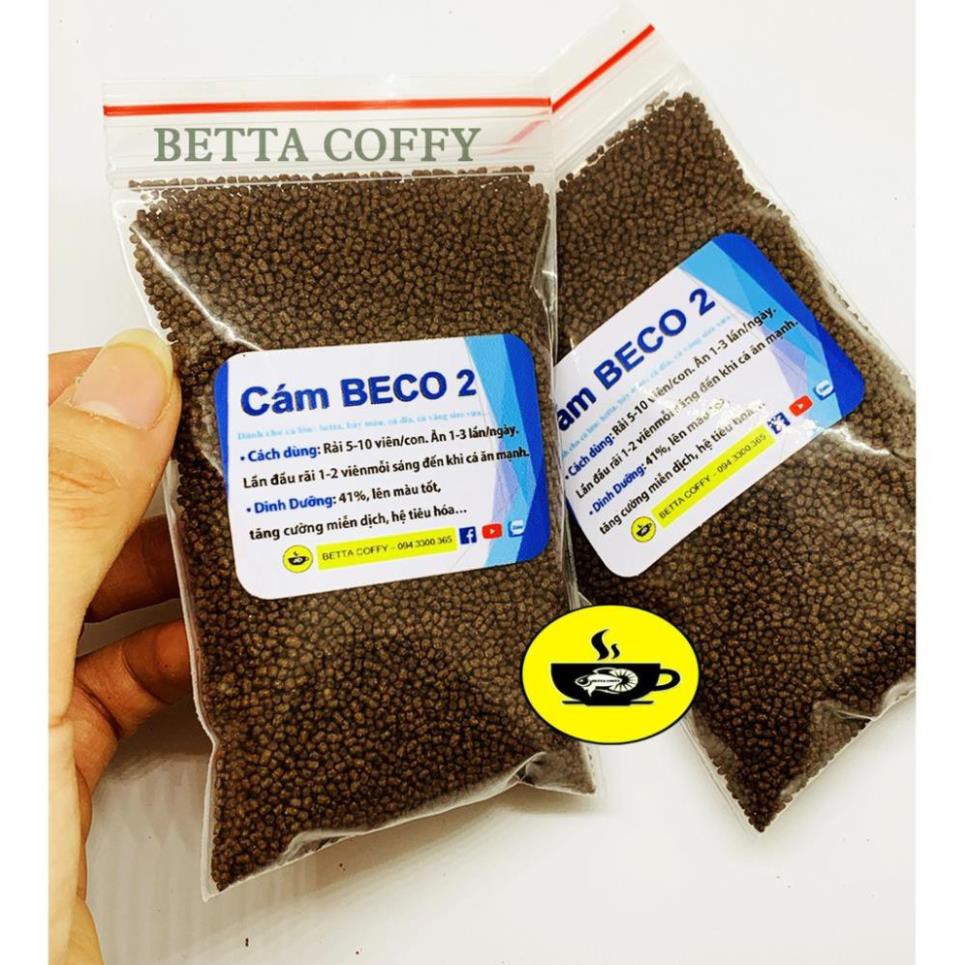 Cám BECO 2 - Thức ăn cho cá lớn 🐠 BETTA COFFY  FARM FARM