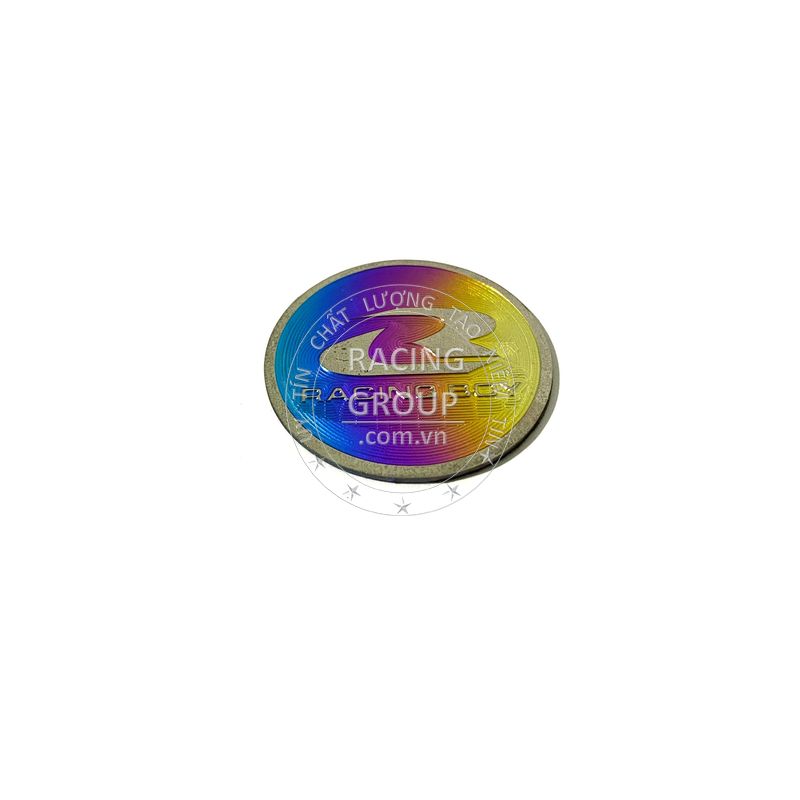 Tem titan logo RCB dán xe máy 4cm, logo Racing Boy