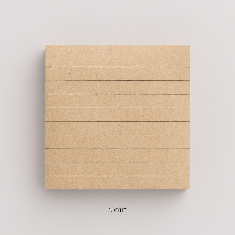 Tập 80 giấy note giấy nhớ basic KRAFT DecorMe