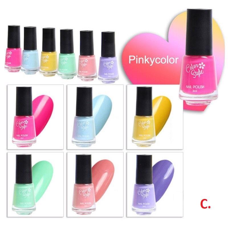 Set 6 lọ nước sơn móng tay không độc hại