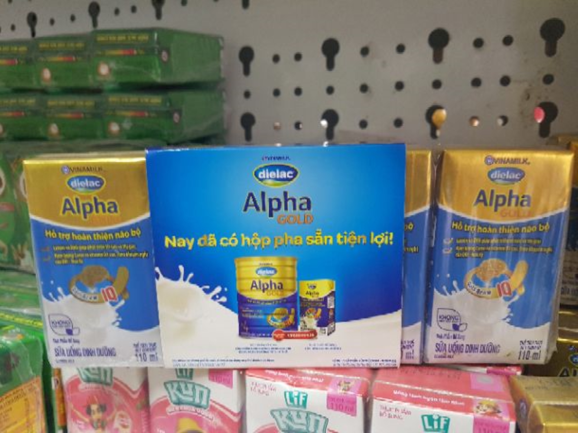 ❇﹍  THUNG SUA GROW PLUS DIELAC ALPHA GOLD VINAMILK 110ML