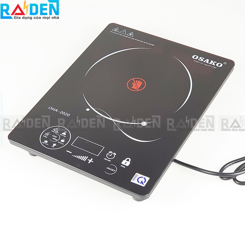 Bếp hồng ngoại 2000W mặt kính Ceramic Osako OHA-2020