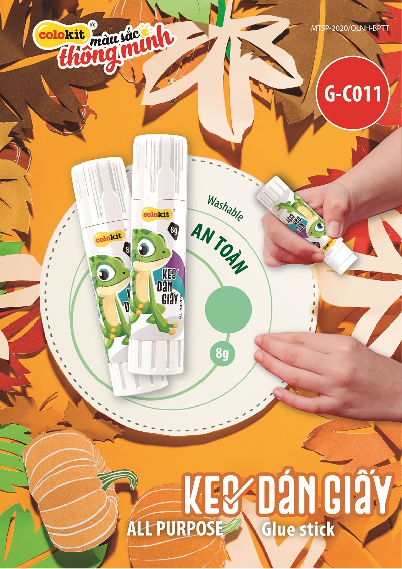 [HCM] Hồ (keo) khô Thiên Long (Vỉ 2 thỏi)