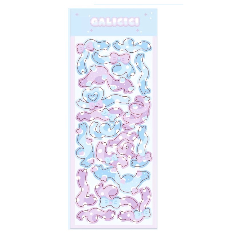 Hình dán sticker trang trí top loader siêu xinh HDT03