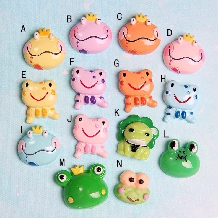 Jibbitz Prince Frog W/Chrome flip flops sticker