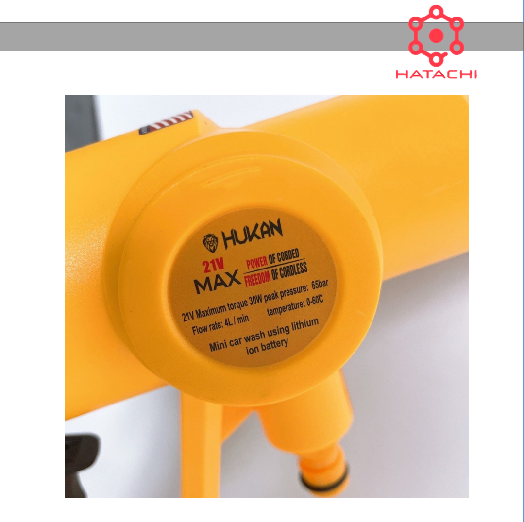 [FreeshipMAX] Máy rửa xe pin Hukan - Máy rửa xe pin Hukan