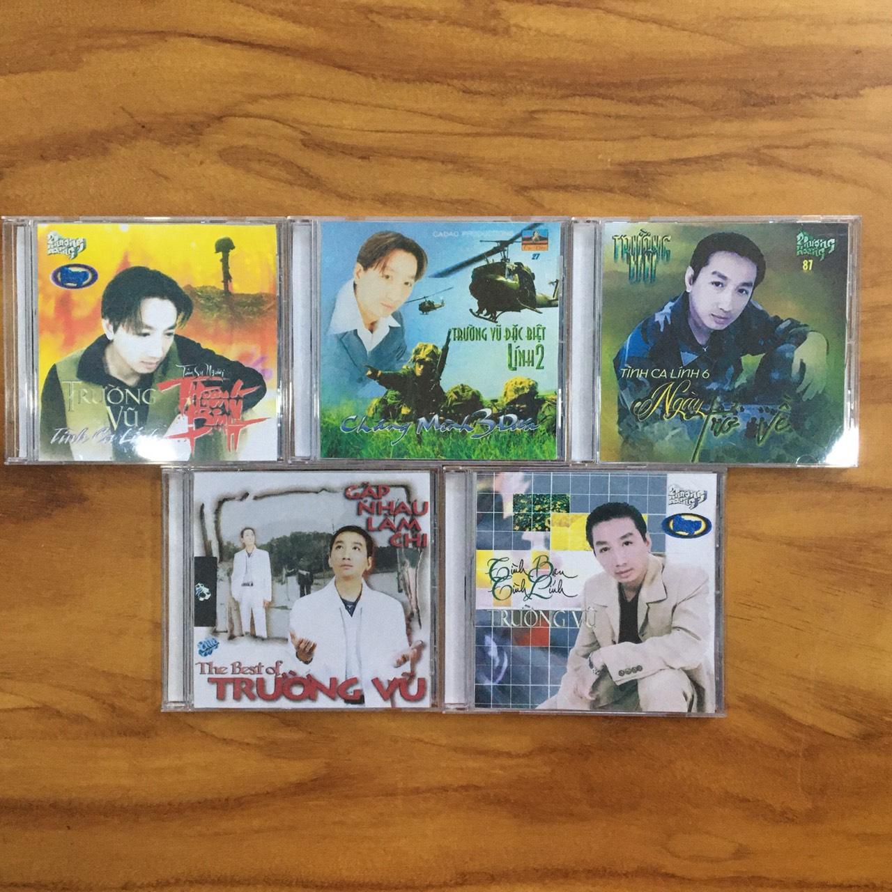 [MDCD] Bộ 5 Đĩa CD Tuyệt phẩm Nhạc Lính của Trường Vũ - Bộ 2