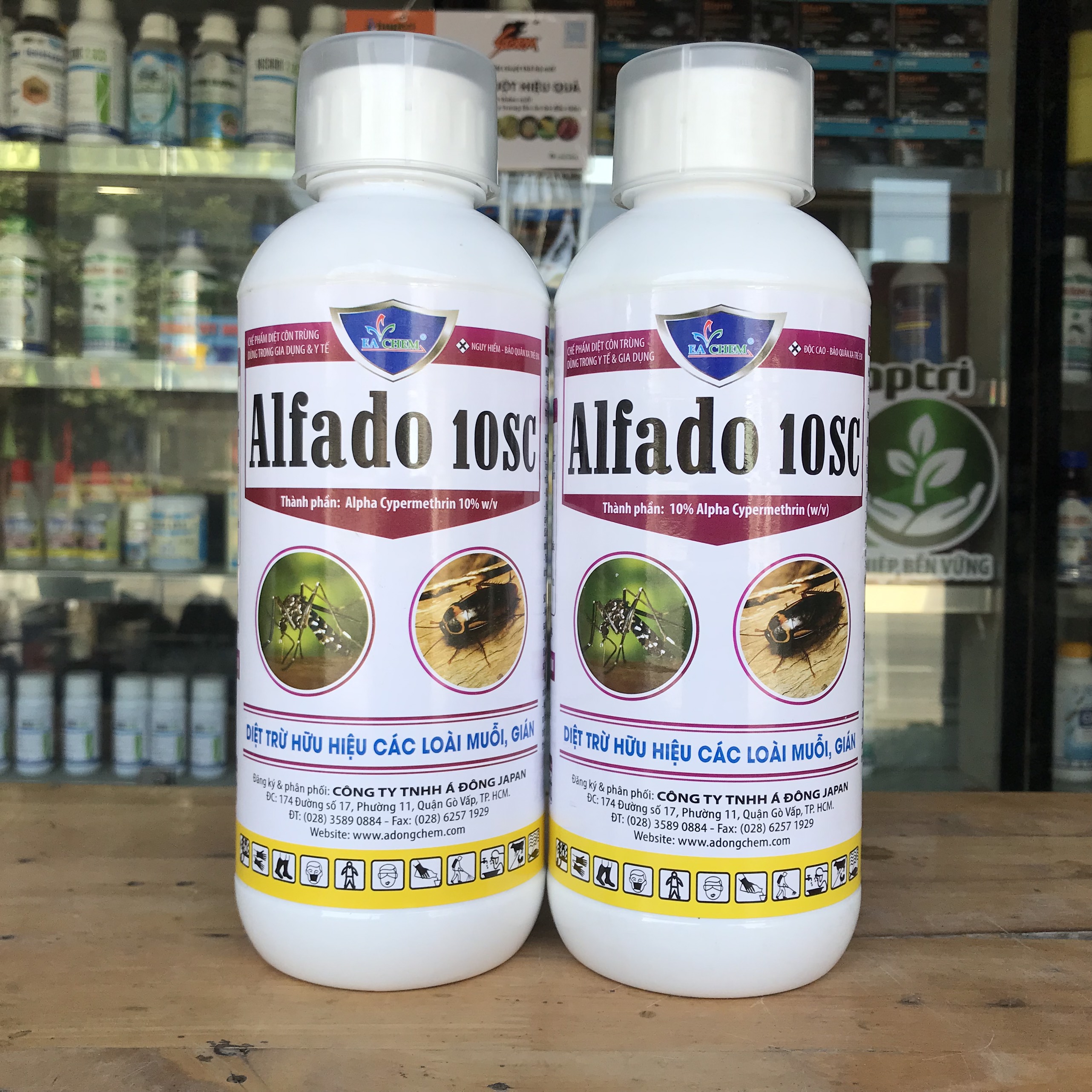 Thuốc diệt muỗi và côn trùng ALFADO 10SC - 1 lít