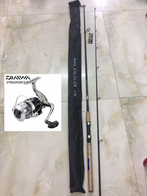 Combo bộ cần câu daiwa dài 1m8 + Máy câu daiwa 4000 cao cấp big sale