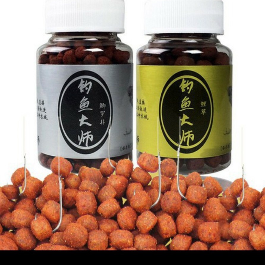 Mồi hạt câu Trắm- Chép- Trôi