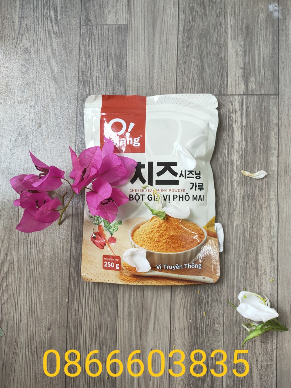 BỘT PHÔ MAI LẮC 250G Thượng Hạng