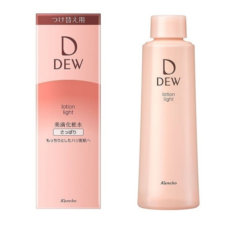 Refill - Nước hoa hồng chống lão hóa Kanebo DEW Lotion Light (150ml) - Da dầu giá rẻ