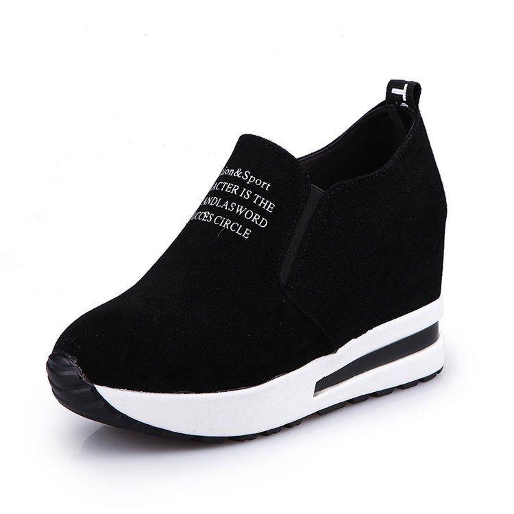 Giày Slip On Nữ Độn Đế 6cm Mã H71