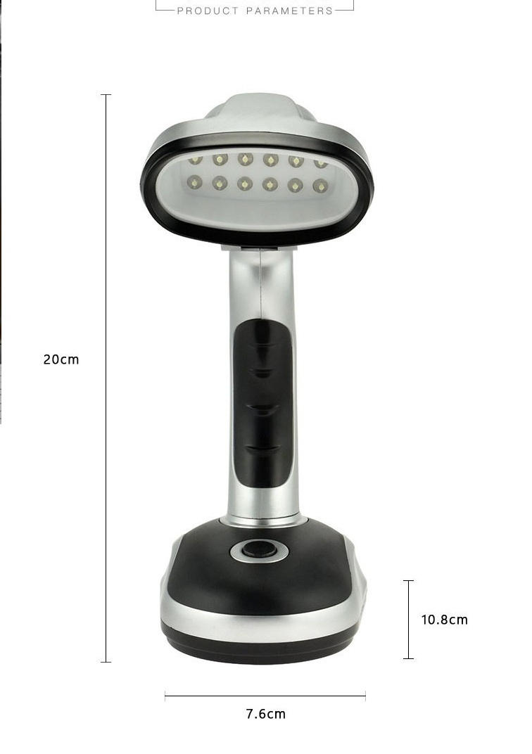 (Gift 3 Pin) flashlight table lamp multi-energy to table, portable 12 led super convenient-reading lamp-LED flashlight super bright-den battery-den balcony-flashlight super bright-flashlight Mini-Den battery orange hand-hurricane lamp-lamp camping picnic-