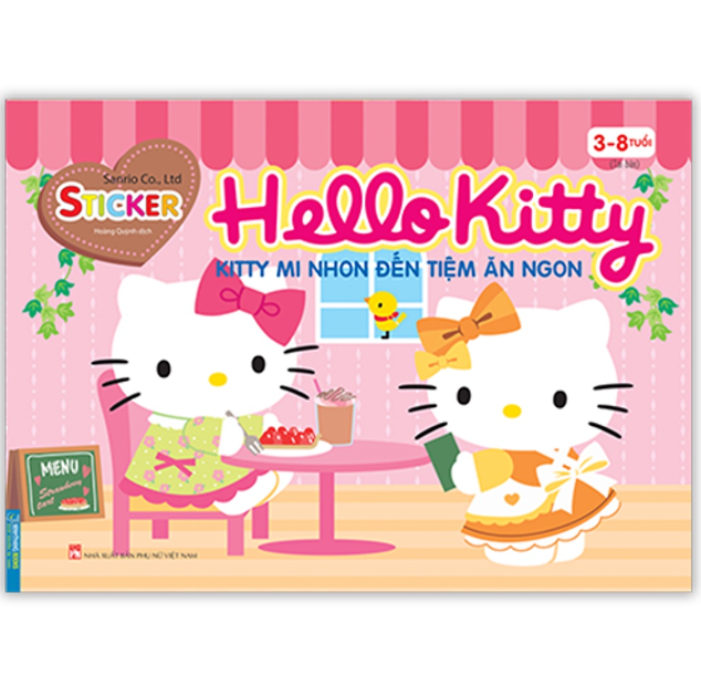 Sách - Hello Kitty - Kitty mi nhon đến tiệm ăn ngon