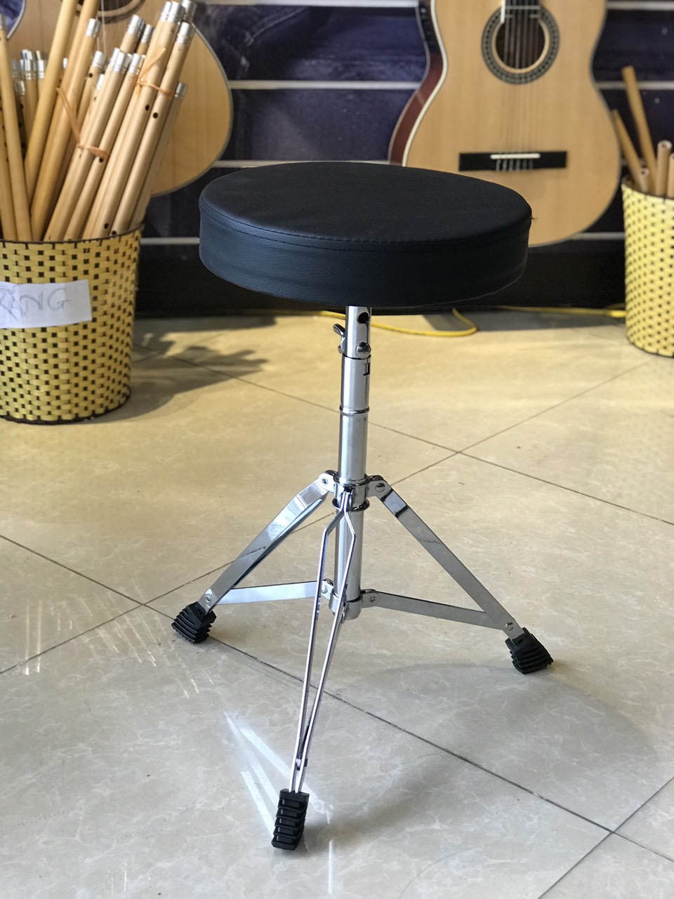 Ghế chơi Trống Vines PF-F11, Ghế ngồi chuyên dụng cho trống jazz, trống điện tử Chính hãng