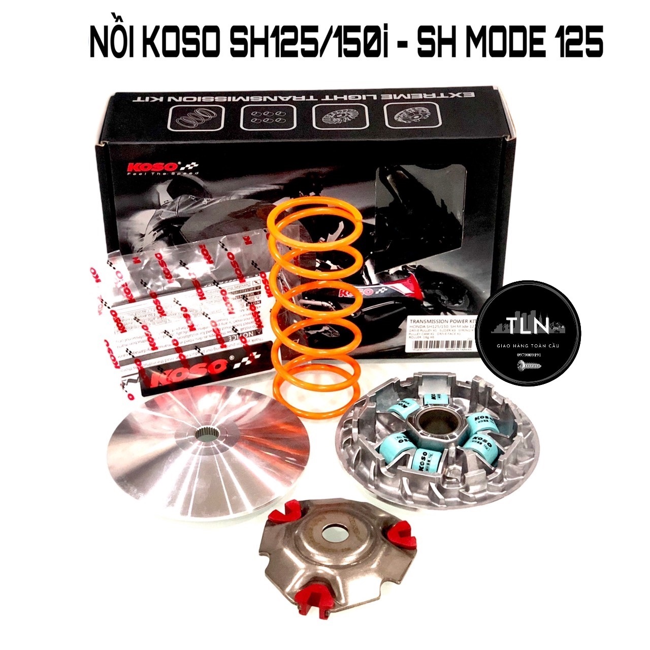 [HCM]BỘ NỒI TRƯỚC KOSO CHO SH125/150i - SH MODE