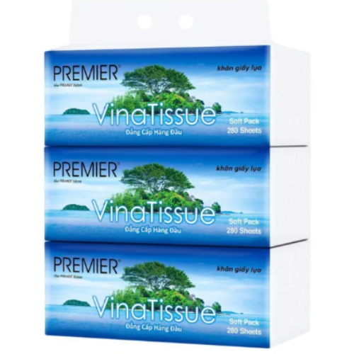 Khăn giấy lụa Permier VinaTissue 280 tờ