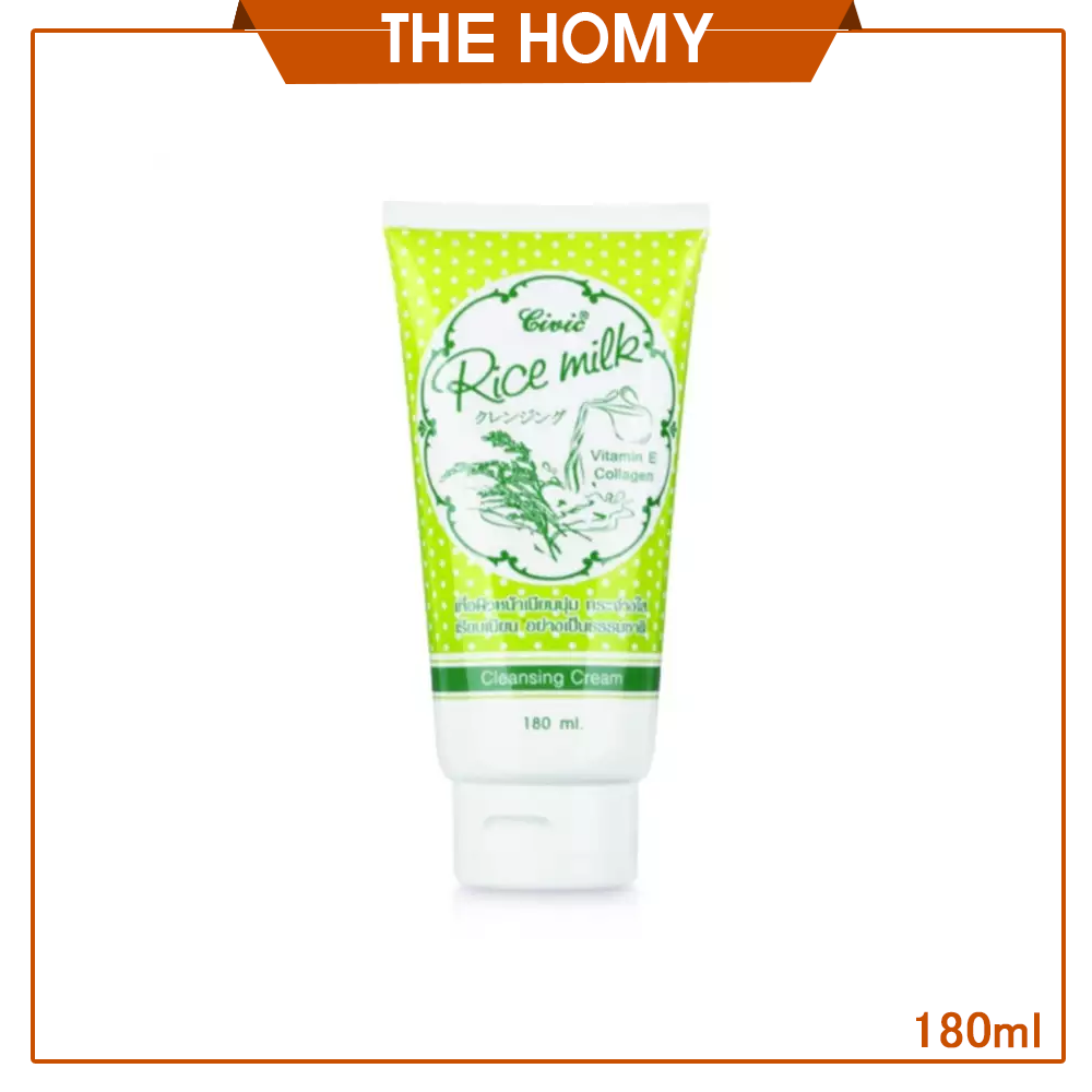 [HCM][ LÀM SẠCH DA MẶT ]Sữa rửa mặt gạo Civic Rice Milk Thái Lan 180ml