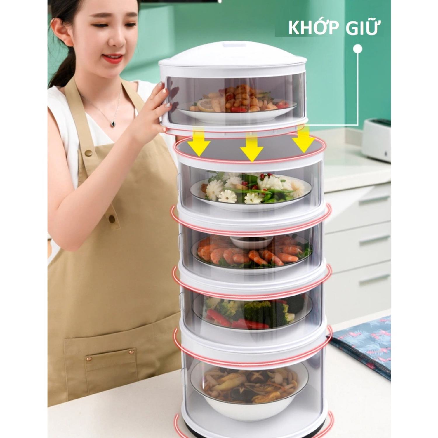 Lồng Bàn Giữ Nhiệt Thế Hệ Mới - BIBI HOME