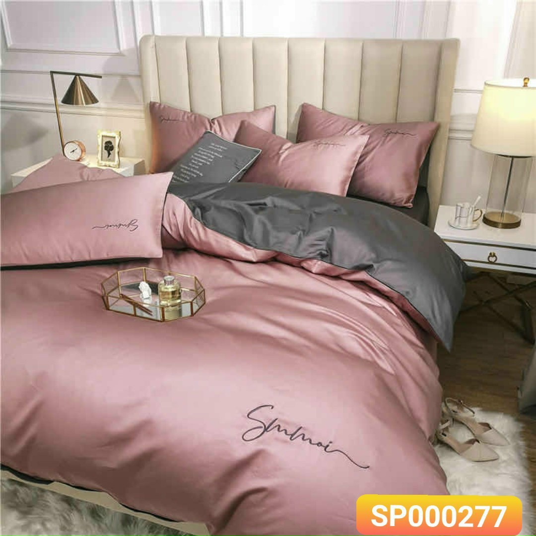 Bộ Chăn Ga Gối Lụa Sumoi 60s nhập khẩu cao cấp