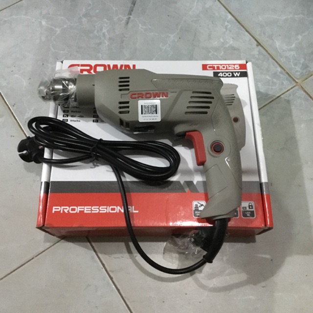 Máy khoan Crown CT10126 400W