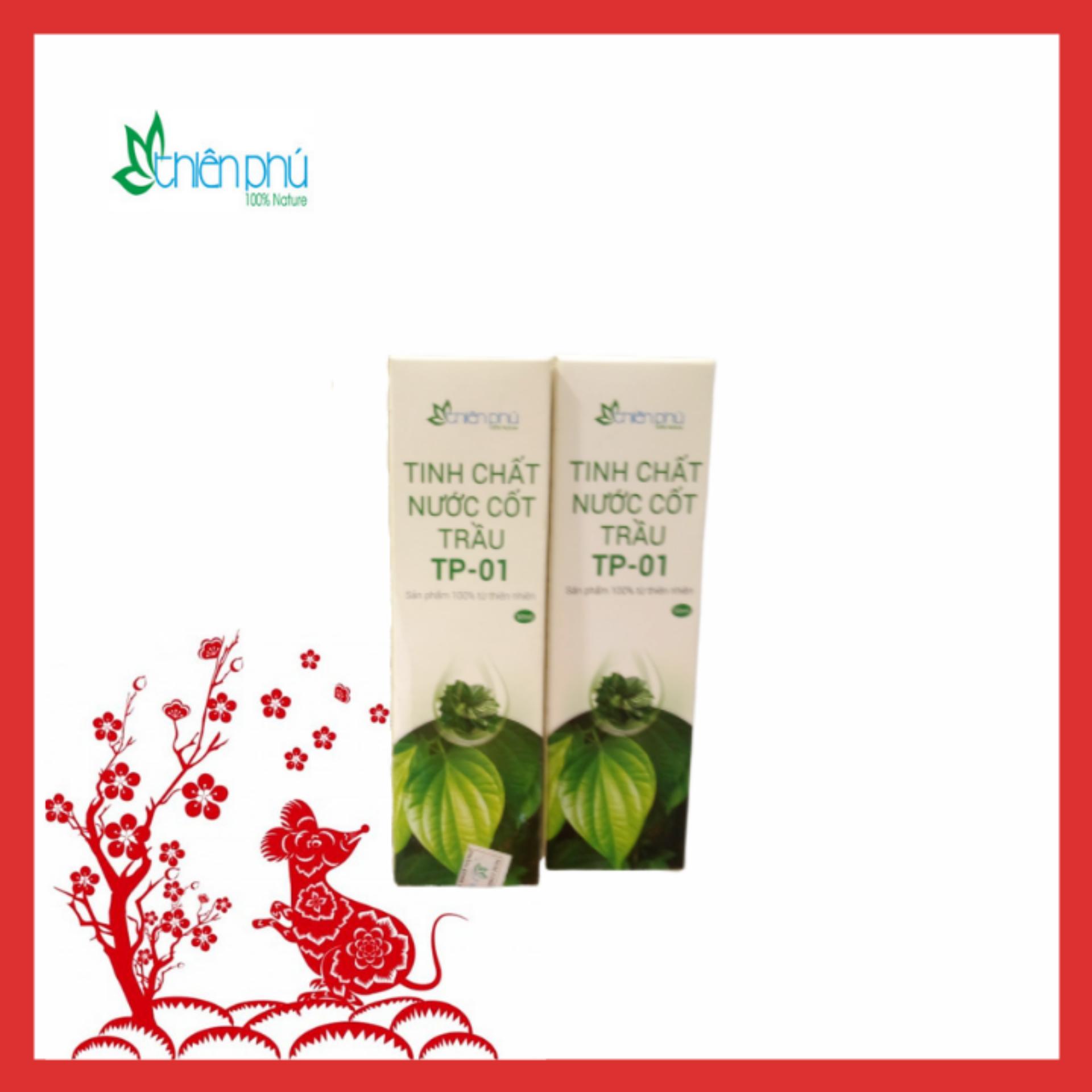 Combo 02 Tinh chất nước cốt trầu Thiên Phú 50ml - nước cất lá trầu