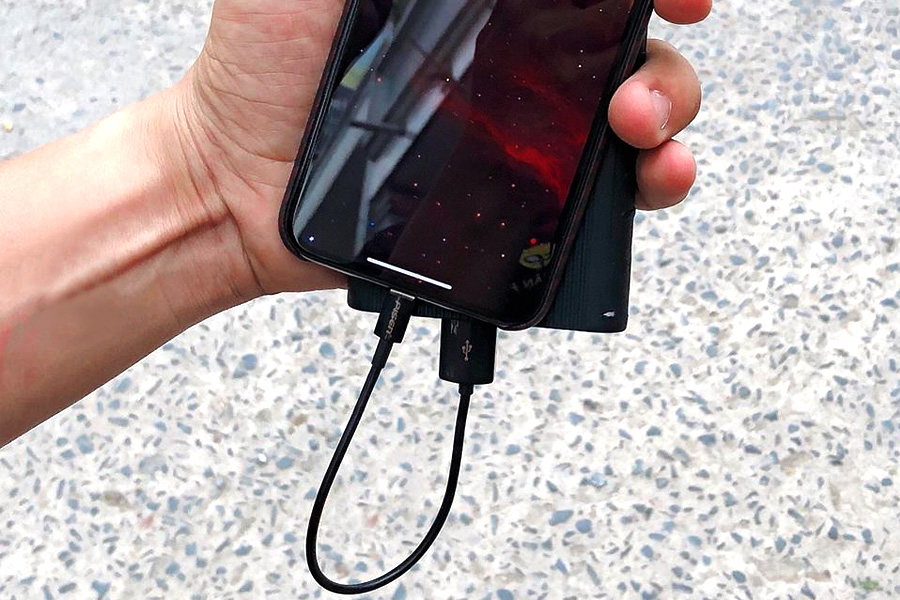 CÁP LIGHTNING PISEN 20CM