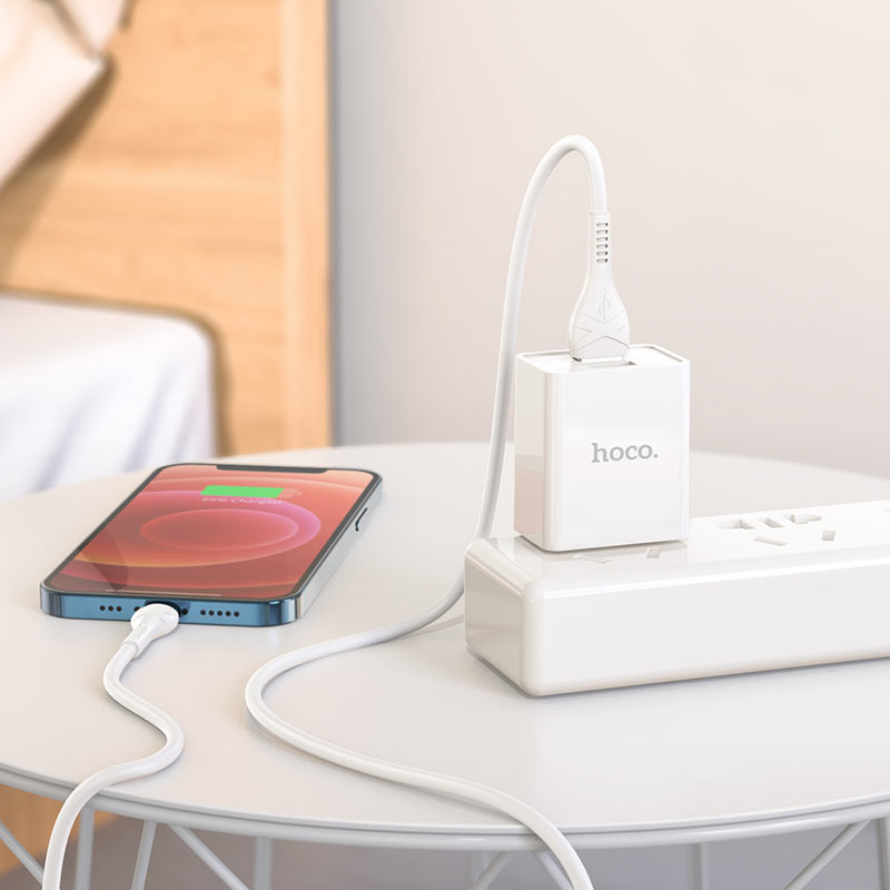 Cục sạc 2 cổng hoco usb dành cho iphone samsung oppo xiaomi ... - vienthonghn